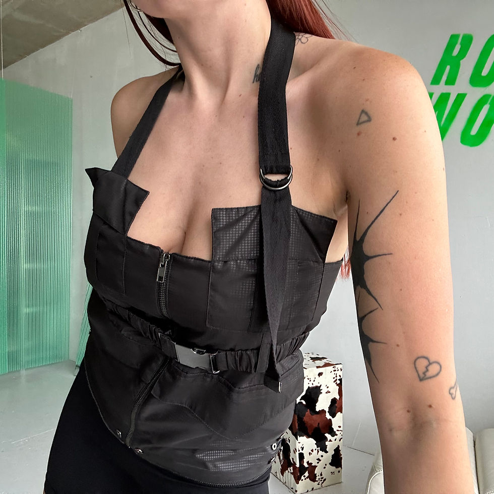 Thumbnail: cop copine parachute top/bag
