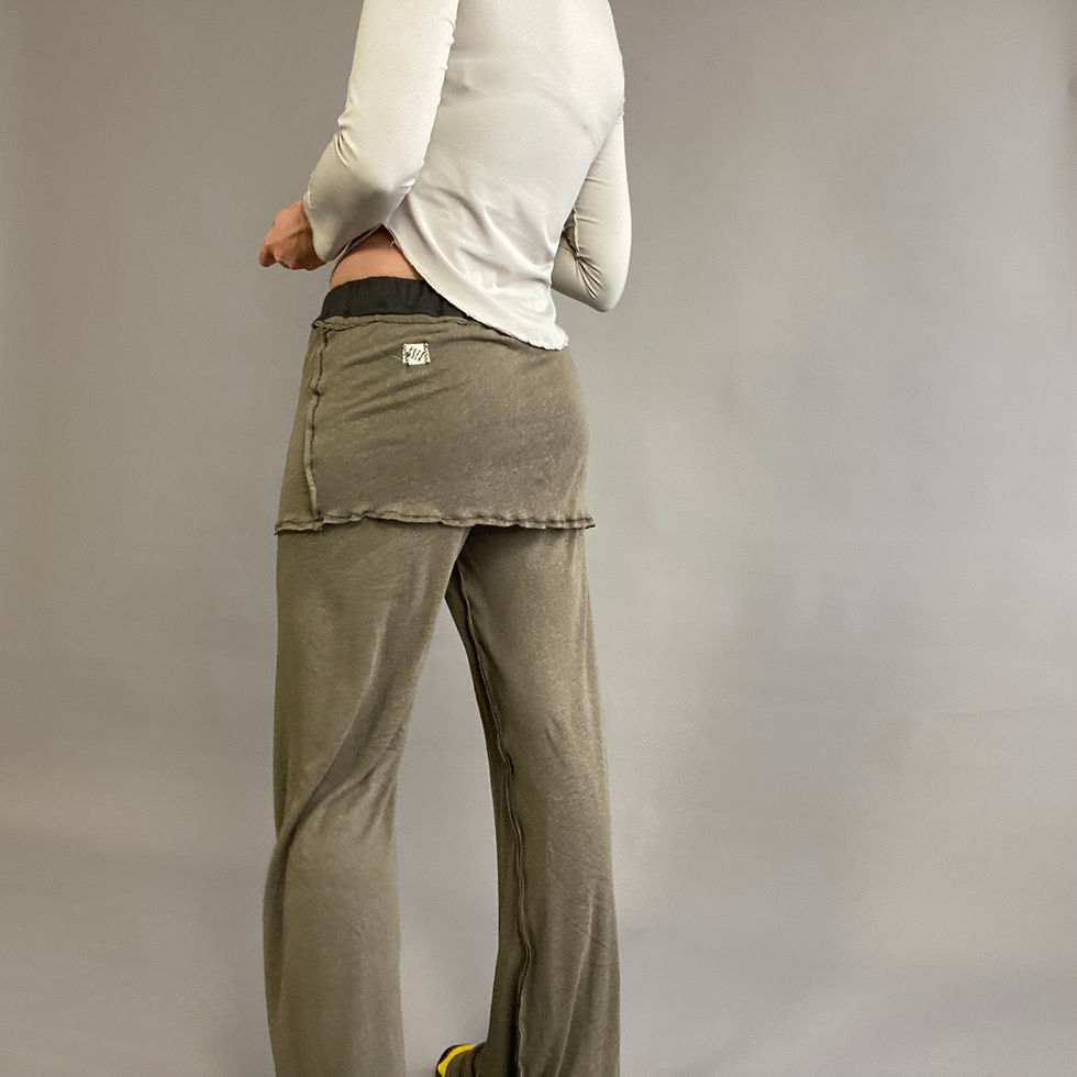Thumbnail: rozewolk skirt trousers 2.0 green