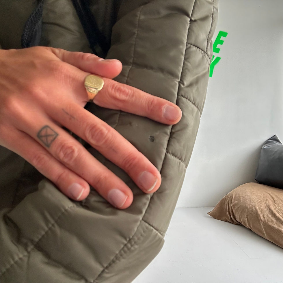 Thumbnail: diese l puffer coat green