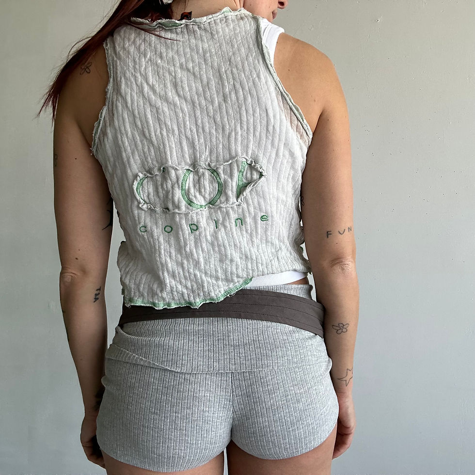 Thumbnail: sheer cop copin e tank top