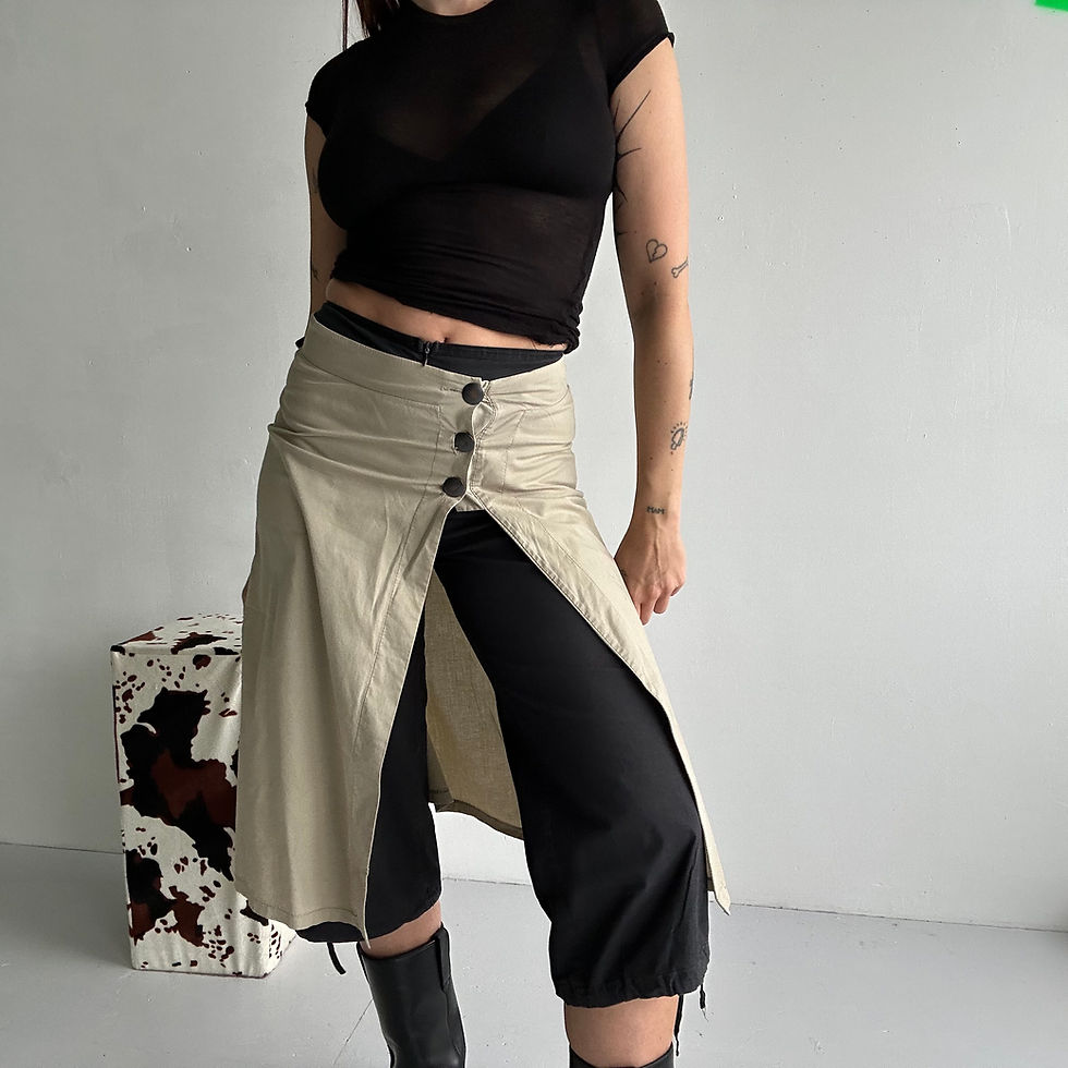 Thumbnail: capri skirt trousers
