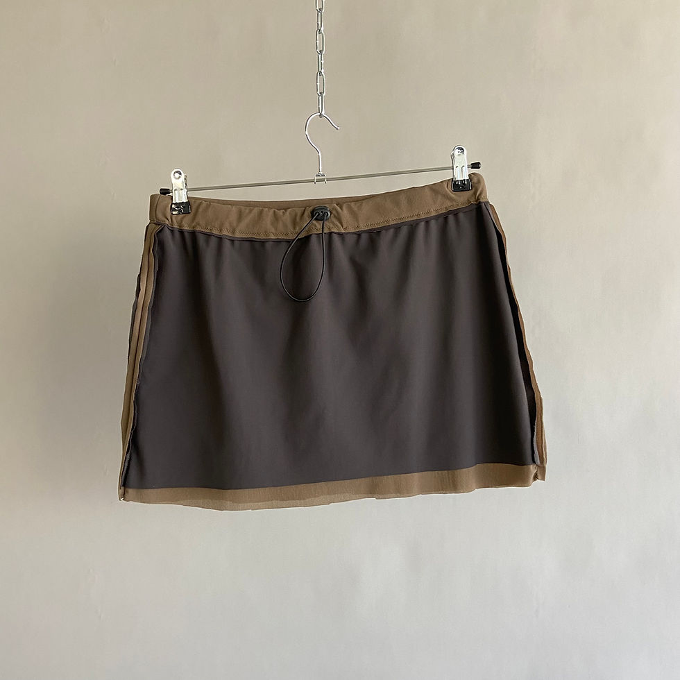 Thumbnail: rozewolk layered mini skirt