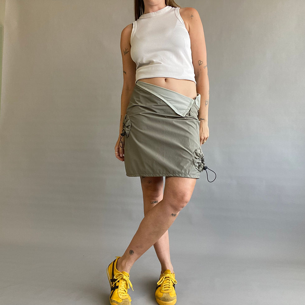 Thumbnail: rozewolk cyber skirt midi