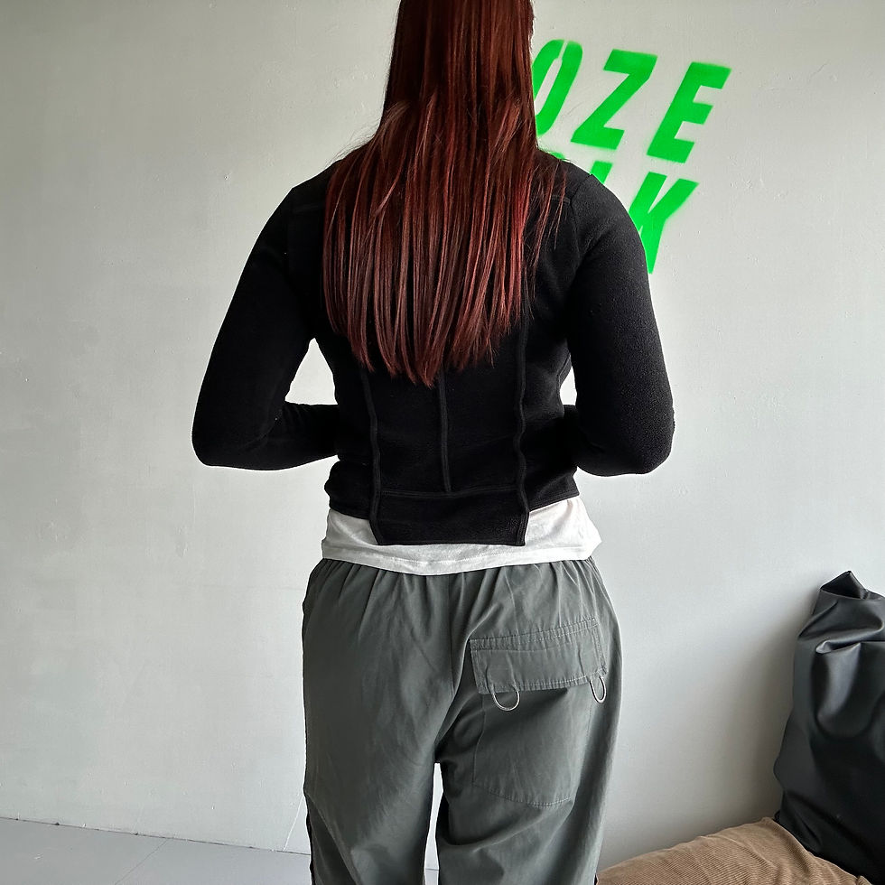 Thumbnail: cop copin e fleece jacket black