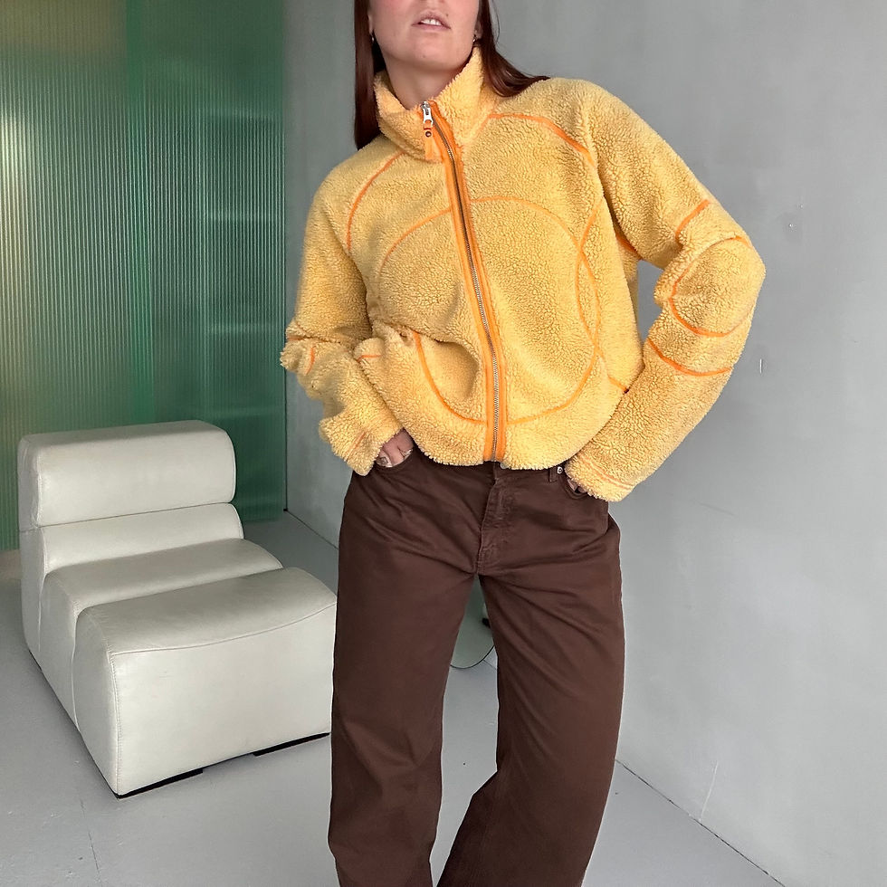 Thumbnail: yellow fleece jacket