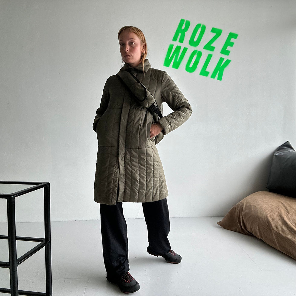Thumbnail: diese l puffer coat green