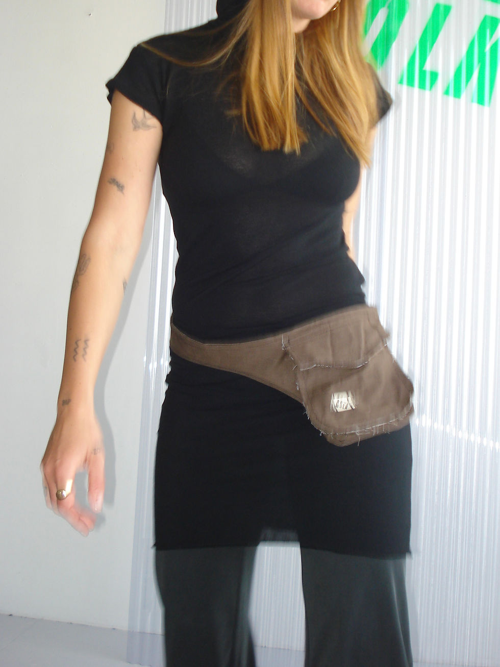 Thumbnail: rozewolk sheer hooded tunic/dress