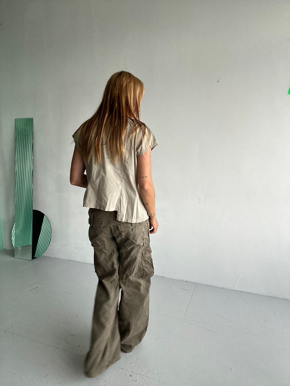 Thumbnail: cop copine asymmetric plisse top