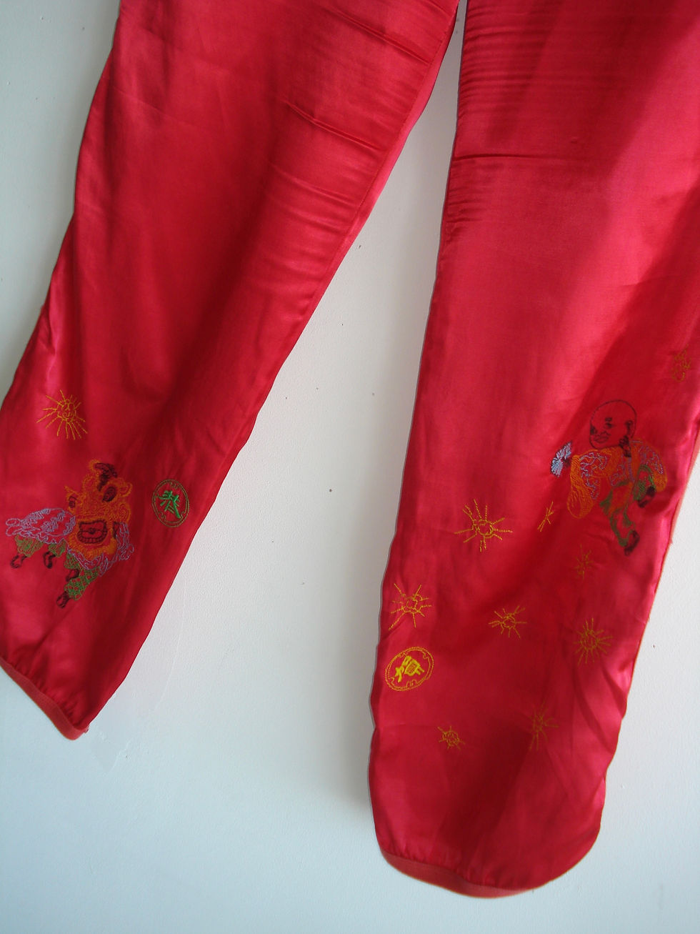 Thumbnail: michiko koshino cropped embroidery trousers