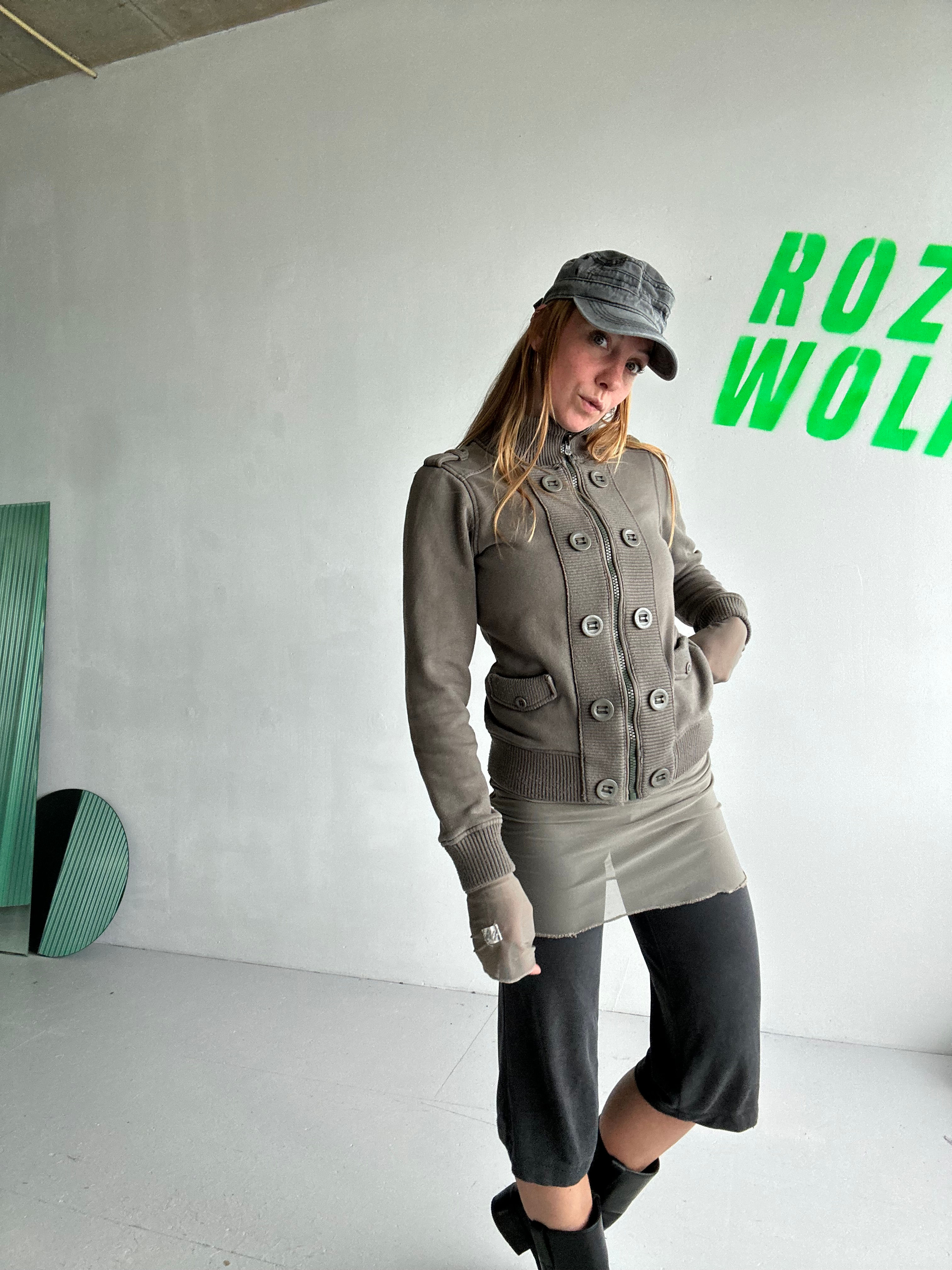 army look cardigan kaki