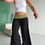 Thumbnail: low waist distressed cotton trousers