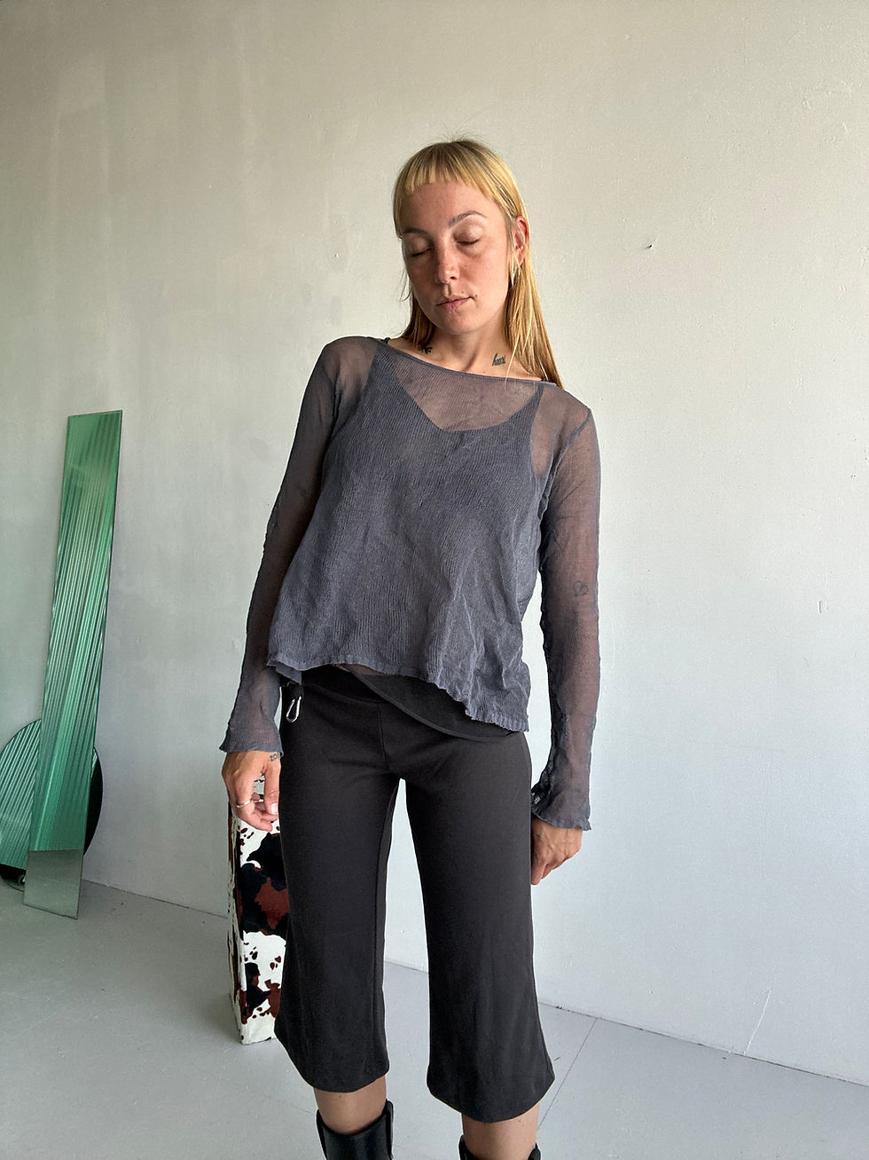 Thumbnail: sarah pacini mesh two piece