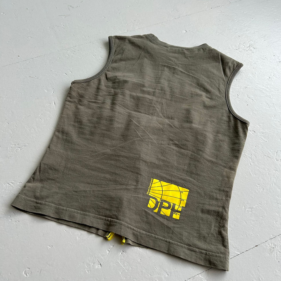 Thumbnail: diese l split tank top kaki