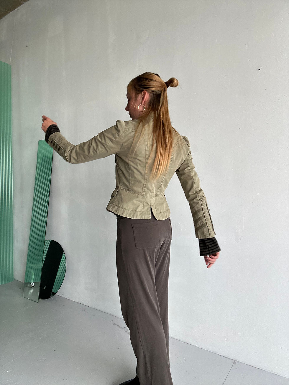 Thumbnail: military style jacket green