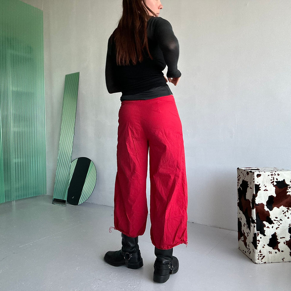 Thumbnail: baggy drawstring trousers