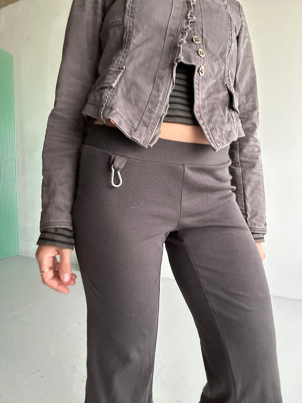 Thumbnail: rozewolk buckle carpi trousers