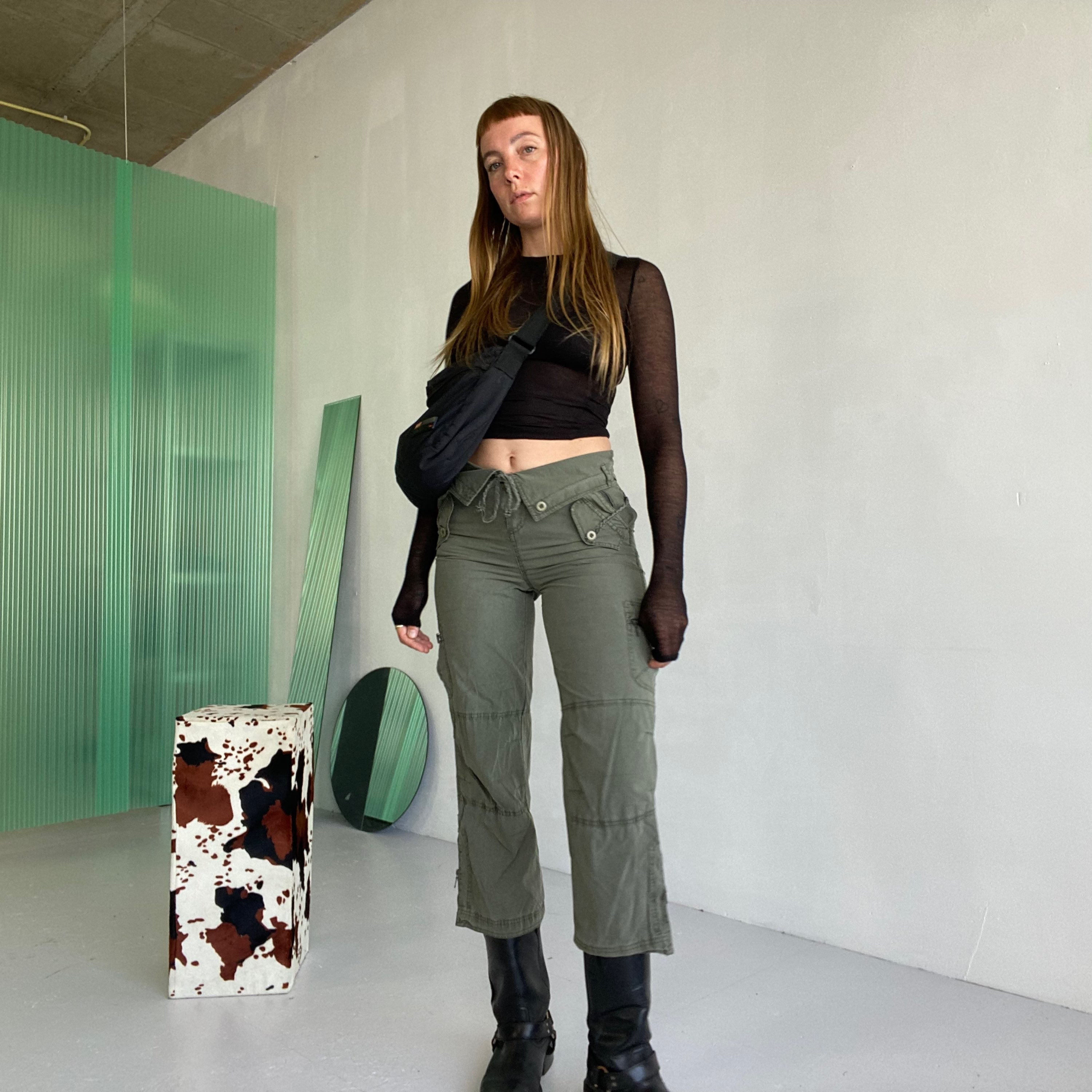 archive style capri trousers 