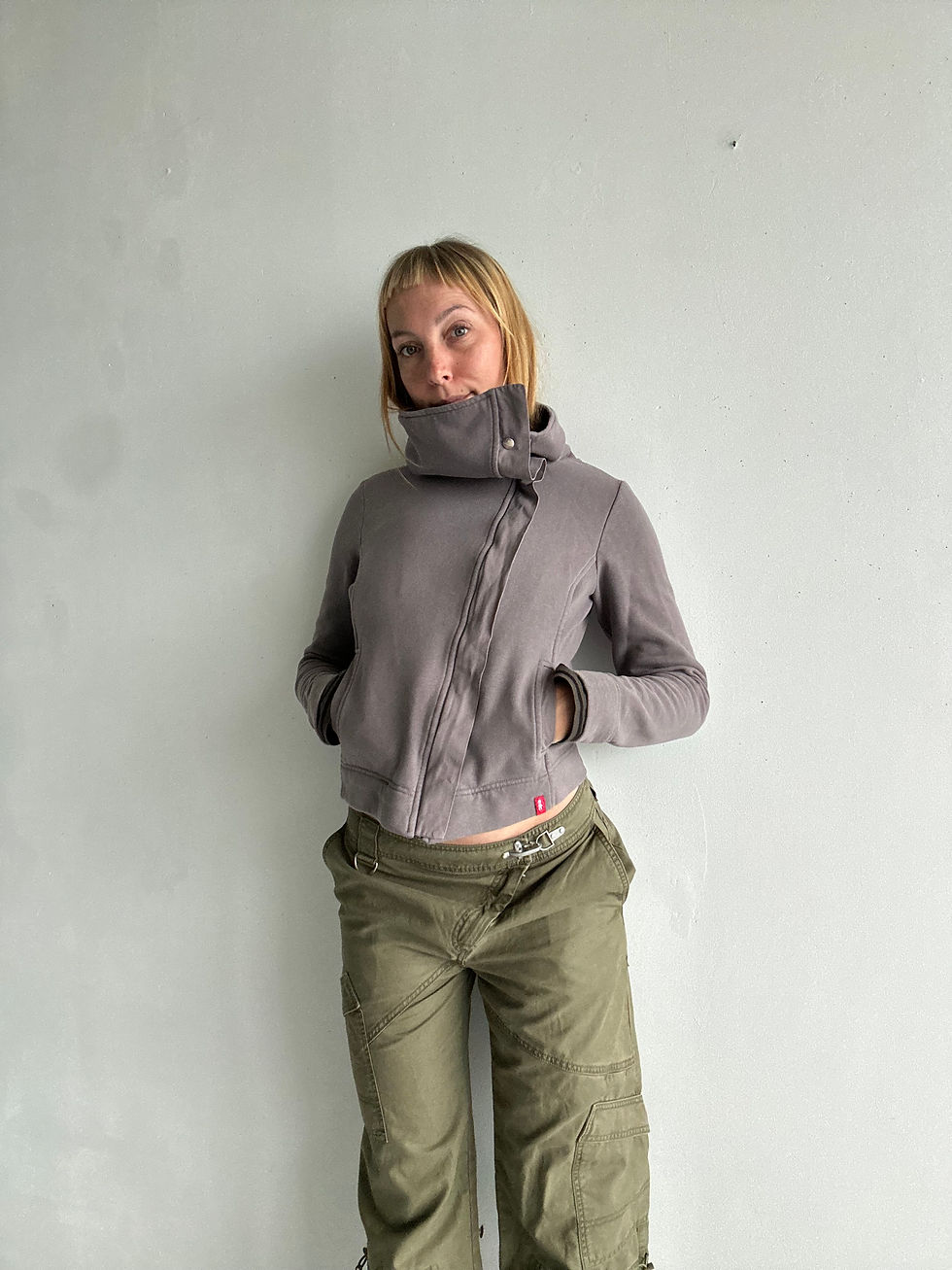 Thumbnail: espri t high neck cardigan