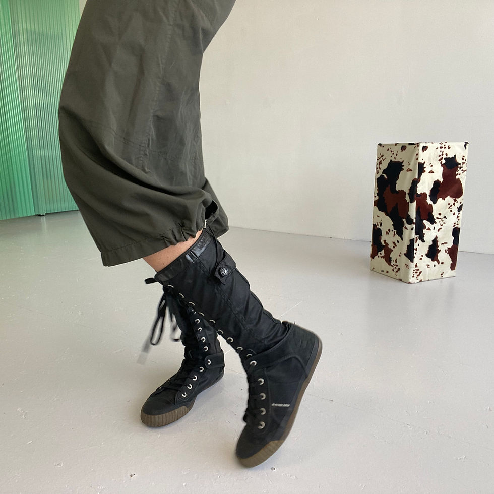 Thumbnail: high lace g-star raw sneakers 