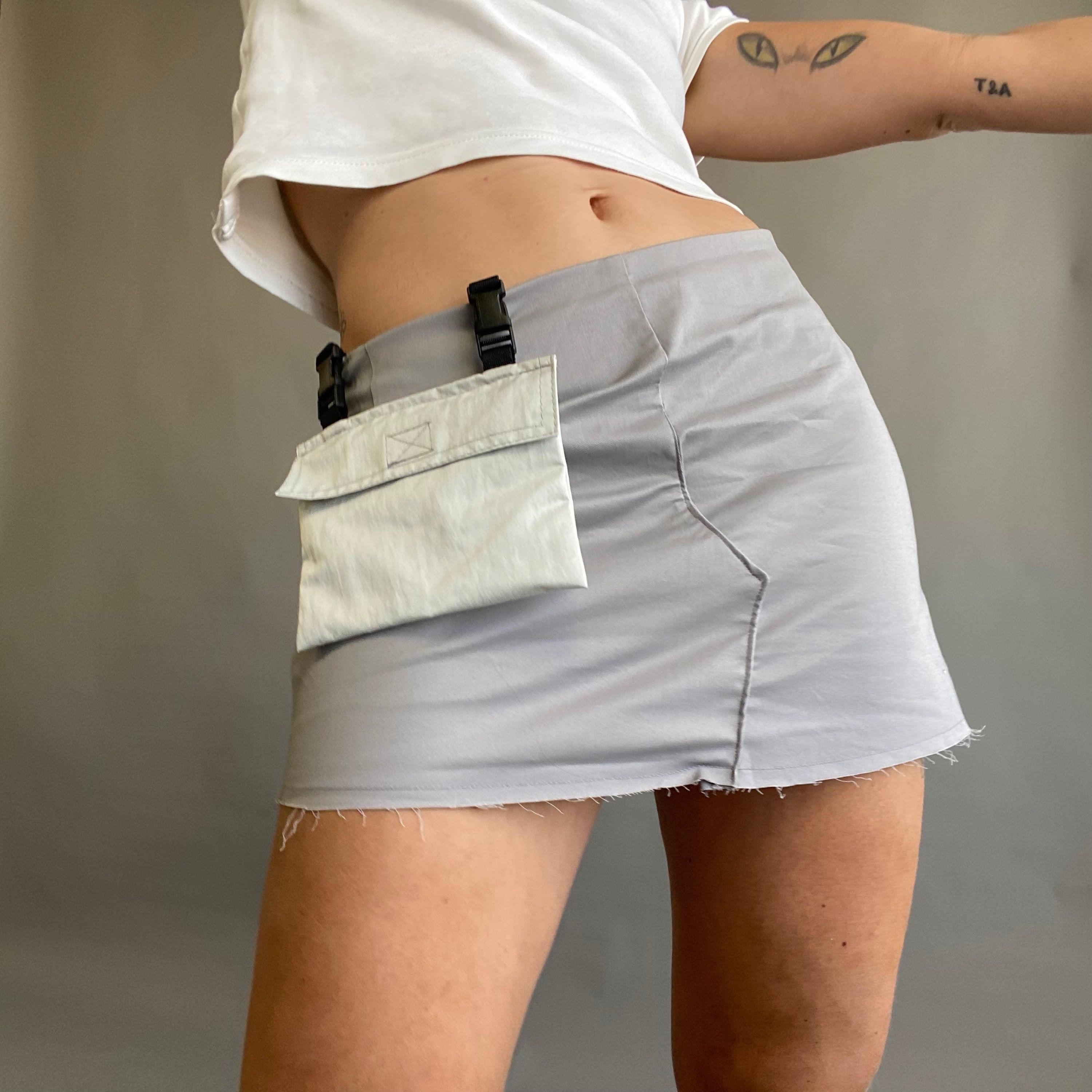 rozewolk pocket mini skirt 