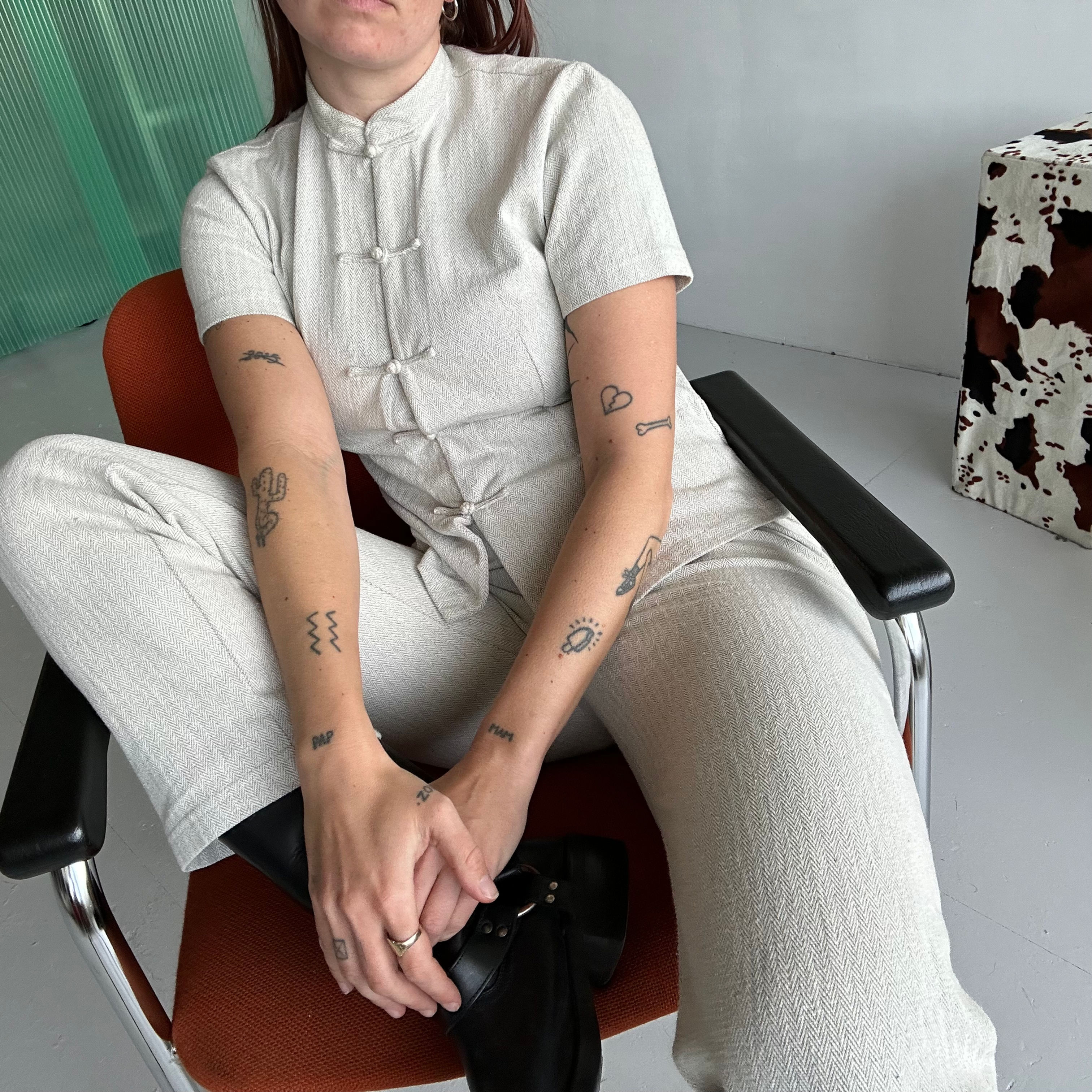 cotton co-ord suit