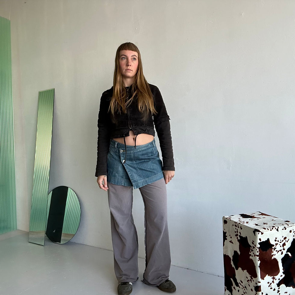 Thumbnail: diese l denim wrap skirt