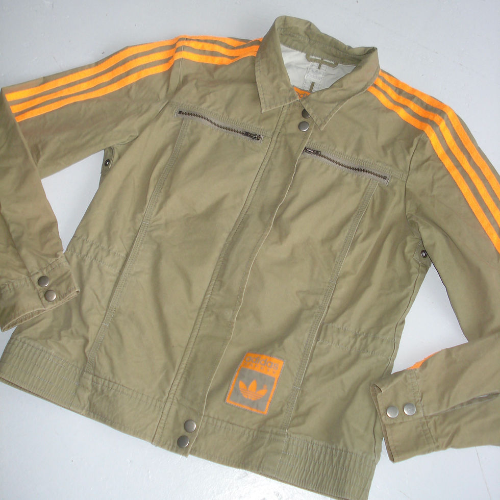 Thumbnail: adida s jacket kaki/orange