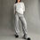 Thumbnail: rozewolk inside out strap trousers grey