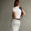 Thumbnail: rozewolk asymmetric 2-top set white/grey