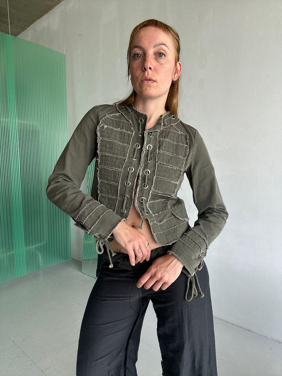 Thumbnail: distressed napoleon style jacket