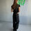 Thumbnail: sheer wrinkled drawstring top
