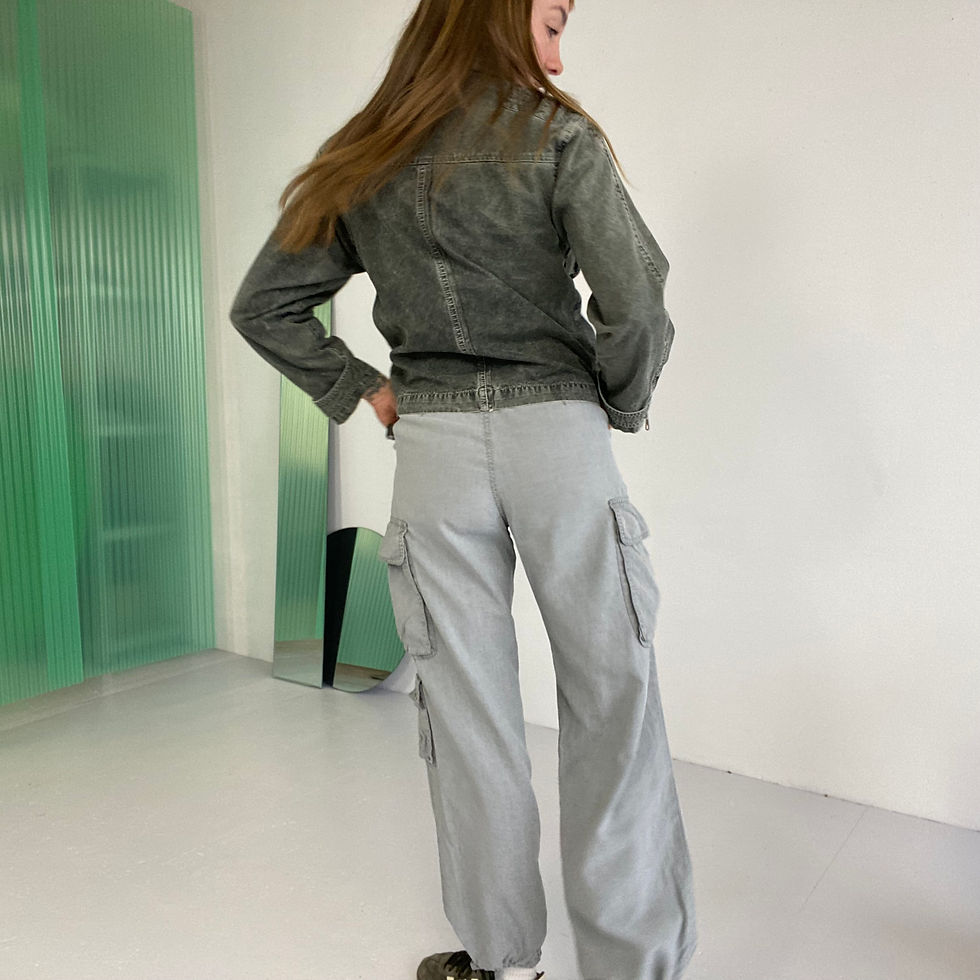 Thumbnail: dkny washed denim jacket 