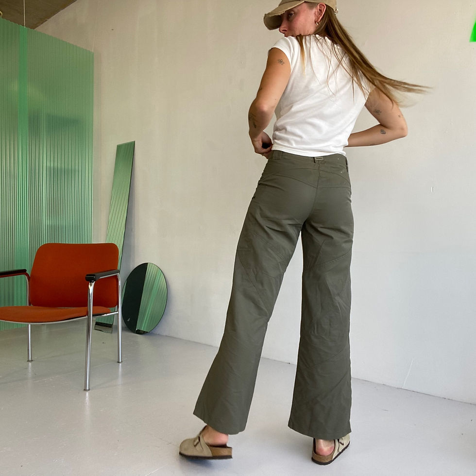 Thumbnail: baggy cargo parachute trousers 