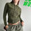 Thumbnail: washed distressed diese l cardigan green