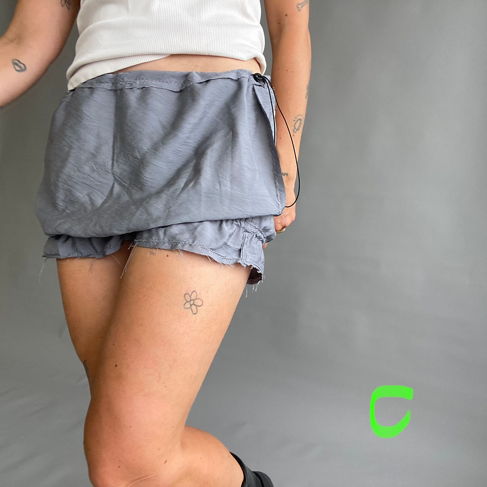 Thumbnail: rozewolk mini inside out skirt