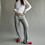 Thumbnail: rozewolk low waist baggy trousers grey