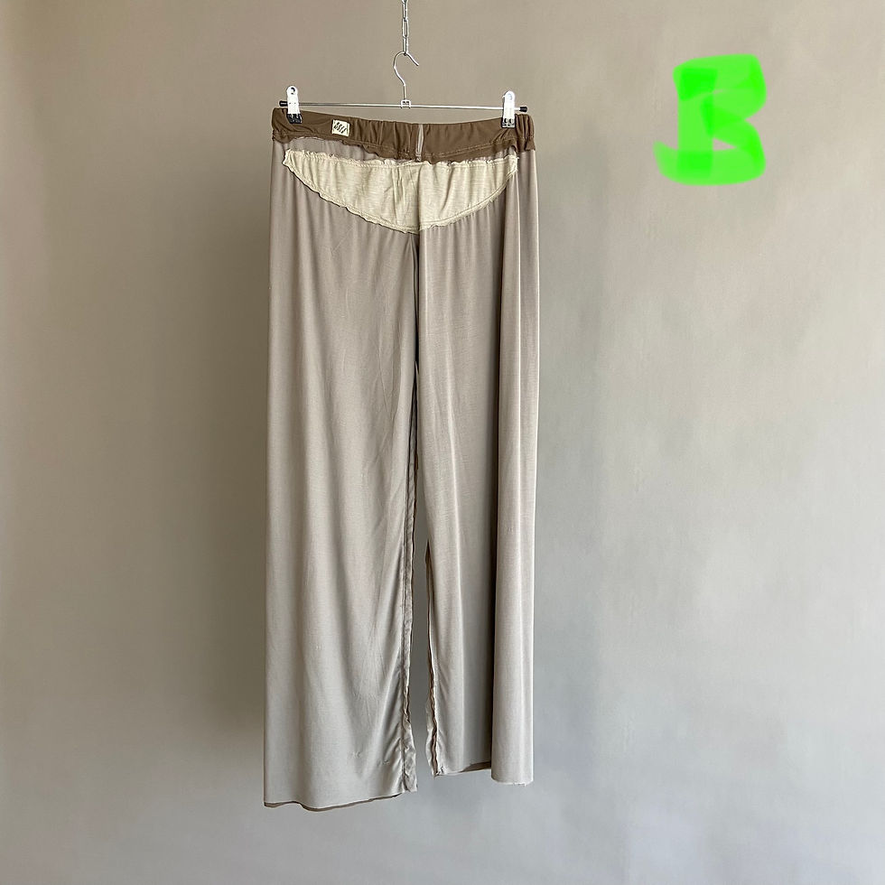 Thumbnail: rozewolk layered baggy trousers kaki
