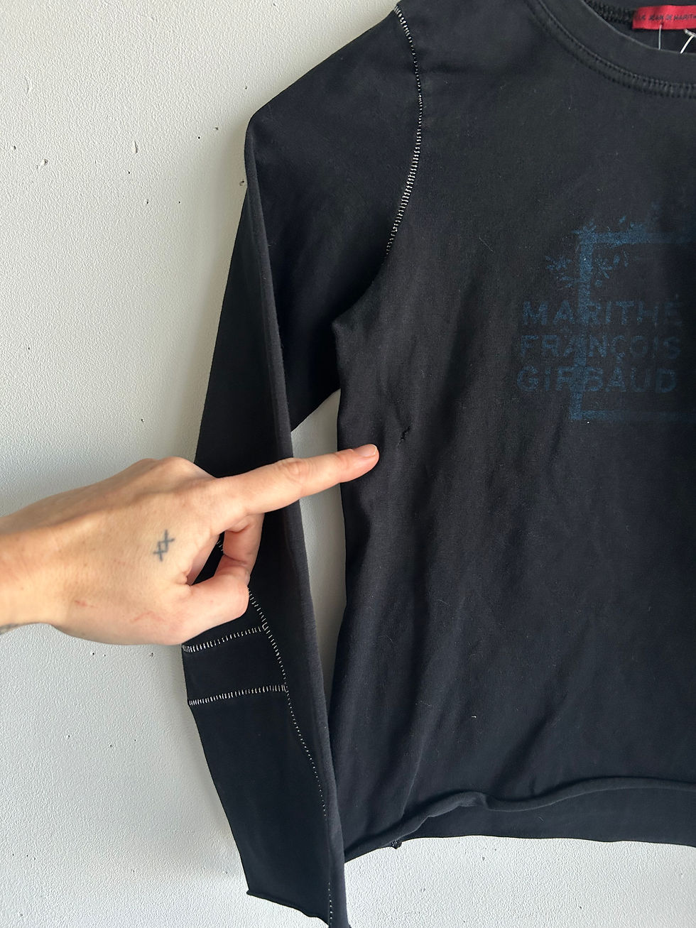 Thumbnail: m+f girbaud logo tee black