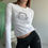 Thumbnail: m+ f girbaud logo tee grey