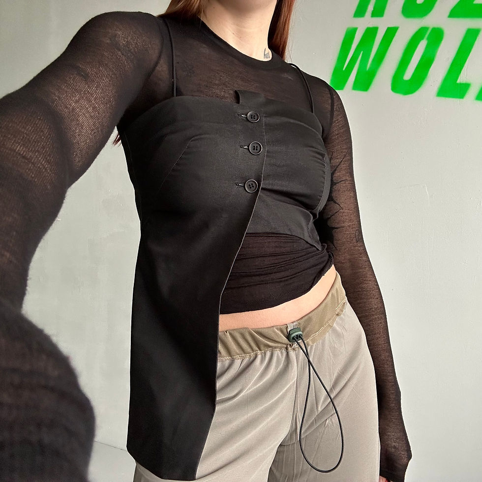 Thumbnail: asymmetric cop copine top