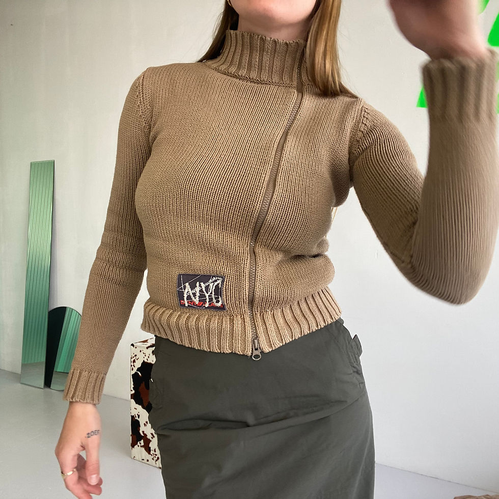 Thumbnail: asymmetric dkny cardigan