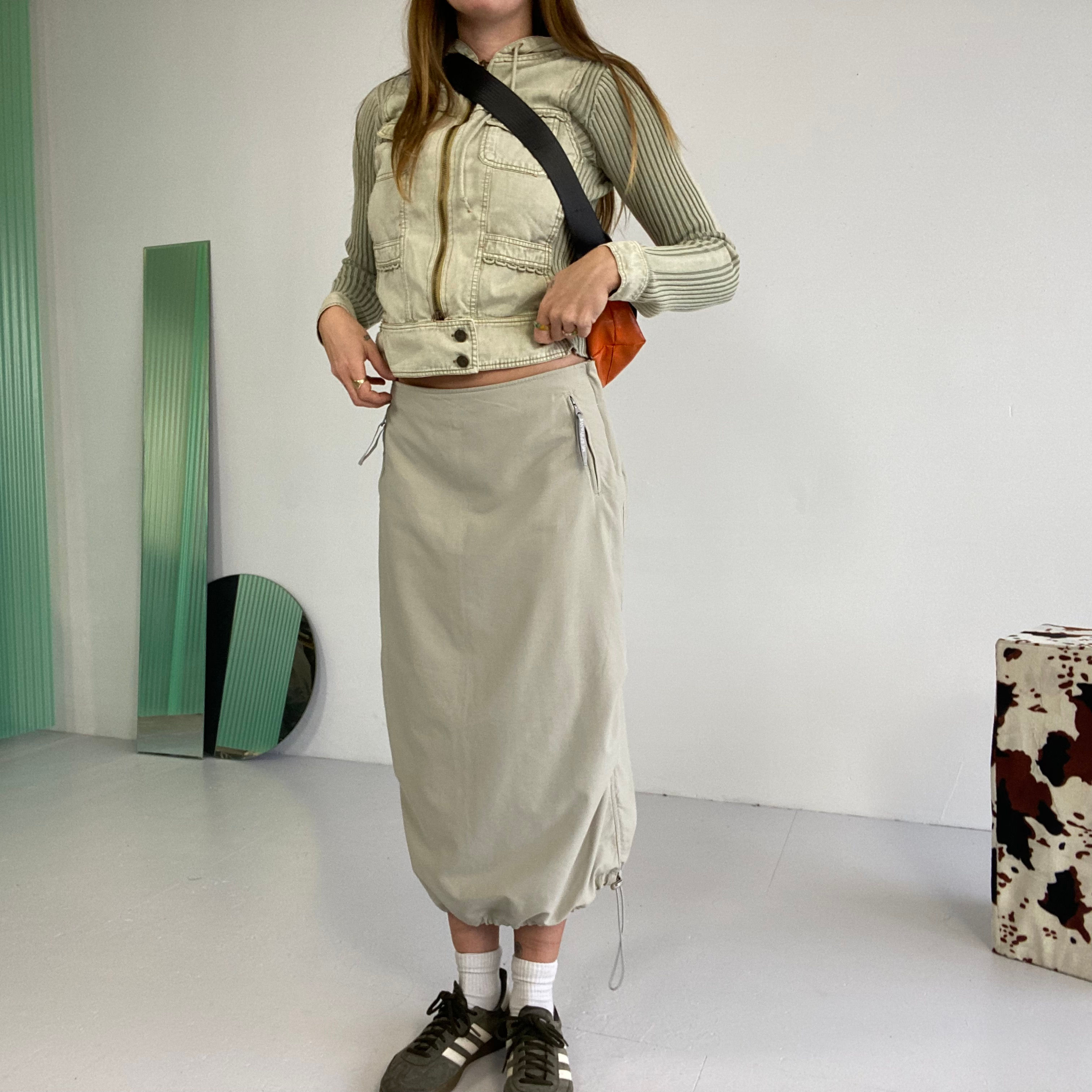 parachute / drawstring skirt 