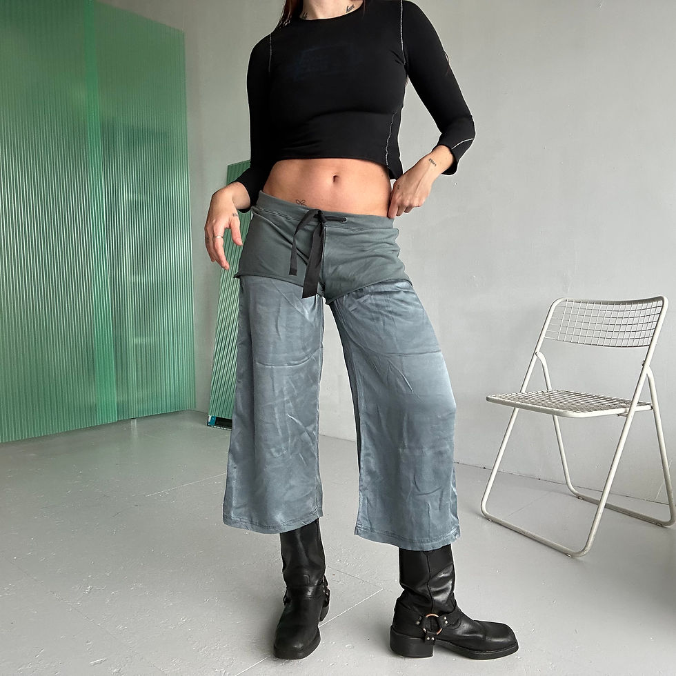Thumbnail: layered capri trousers