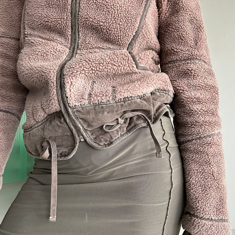 Thumbnail: dusty hooded fleece