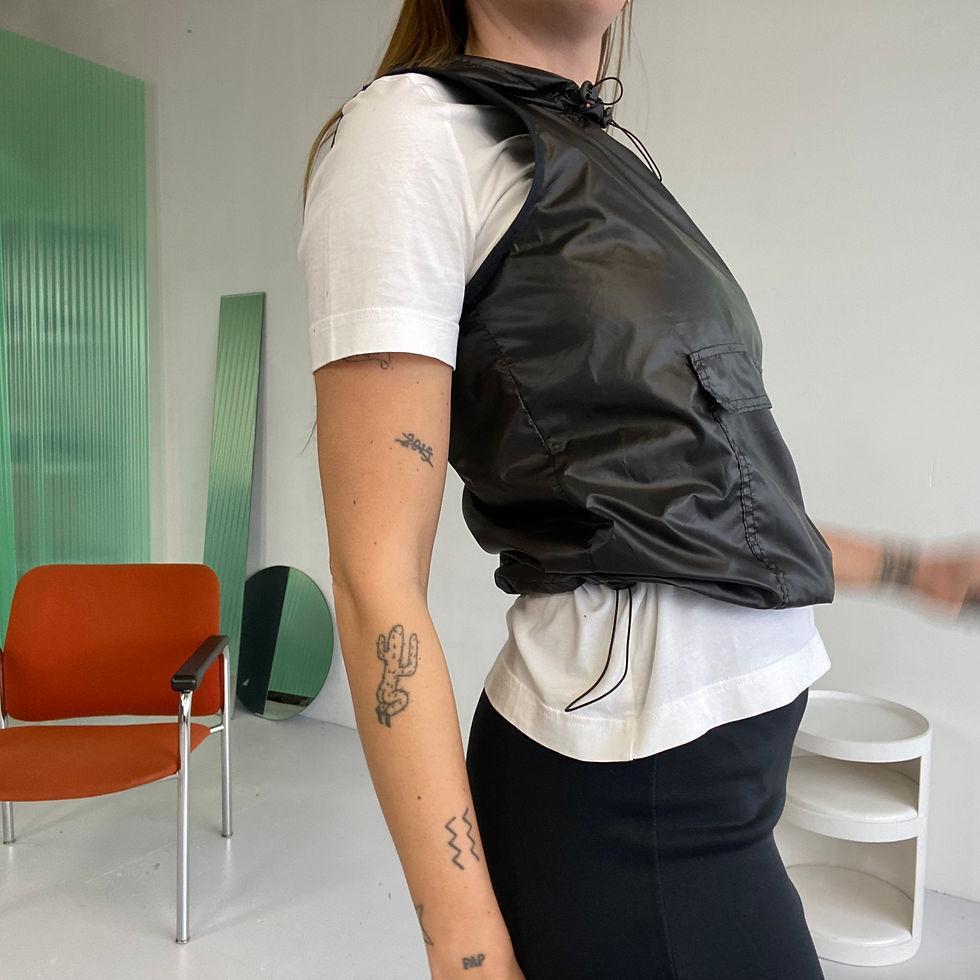 Thumbnail: rozewolk hooded parachute top