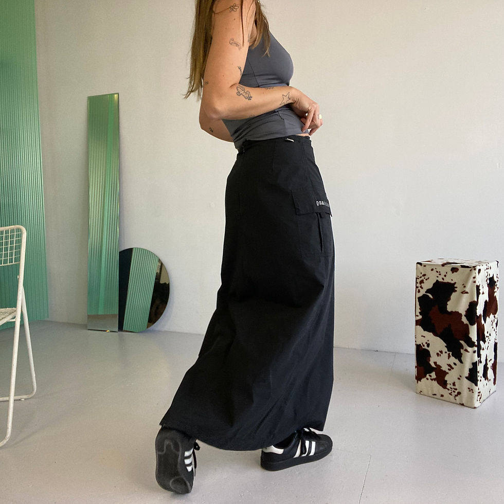 long gsus parachute skirt