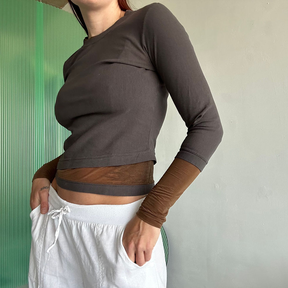 Thumbnail: diese l layered mesh longsleeve