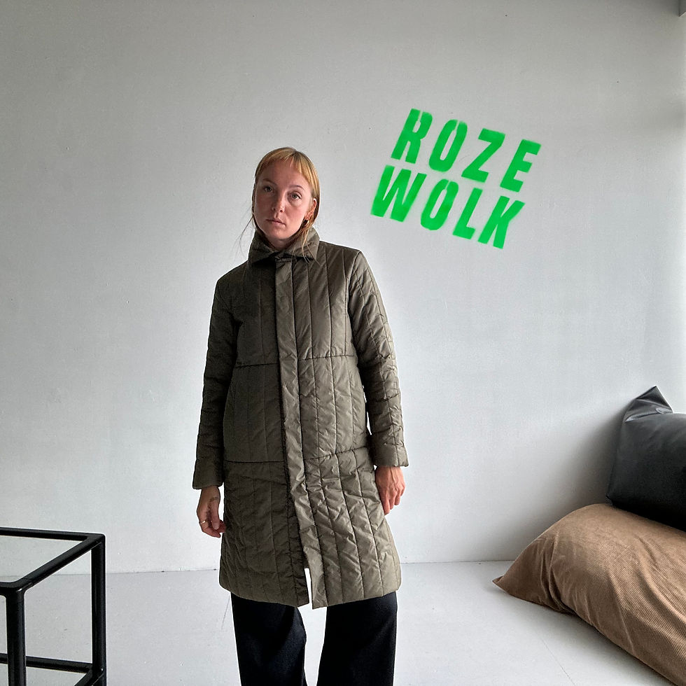 Thumbnail: diese l puffer coat green