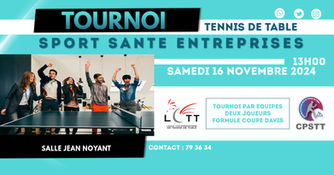 Tournoi Sport Santé Entreprises - Édition 2024