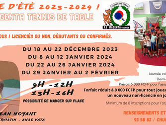 #AS MAGENTA : Stage Vacances d'été